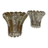 Pair of candle holders made in west germany