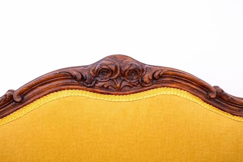 A pair of wing chairs, France, circa 1920. After renovation.