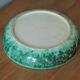 Ceramic dish Elchinger and sons, large round green dish, vintage catch-all, table art, interior decoration