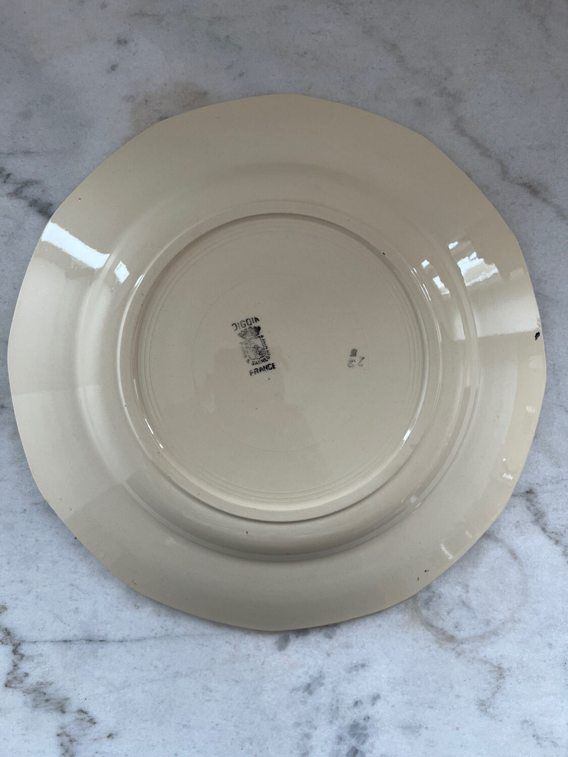 Presentation dish Sarreguemines Digoin