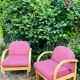 Paire de fauteuils style Baumann