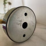 Minimalist white glass wall lamp