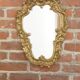 Pair of old rock mirrors in plaster - 59x38cm