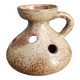 Stoneware cellar rat candle holder