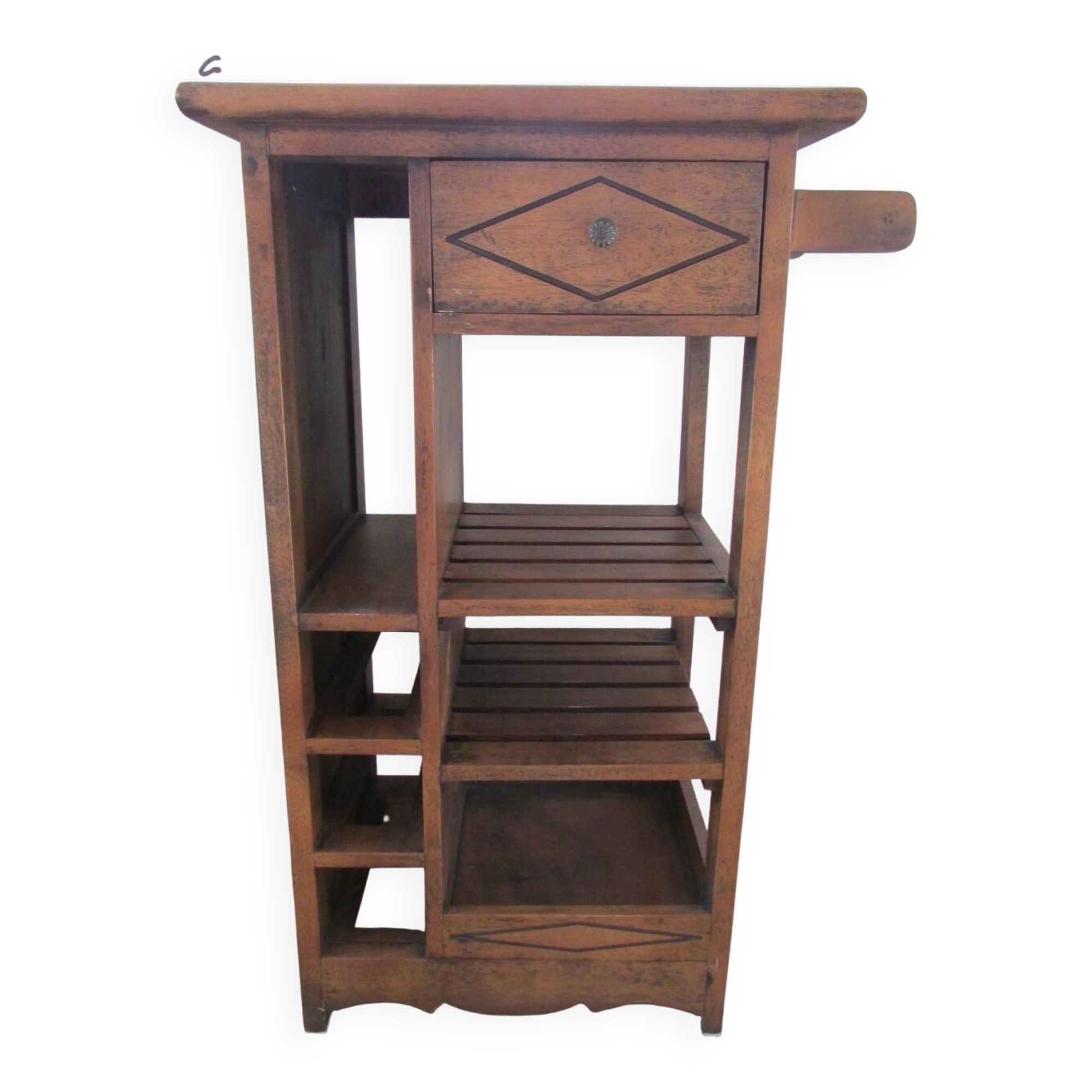Kitchen storage unit, vegetable dish, solid wood