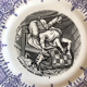 Lot of three plates Sarreguemines