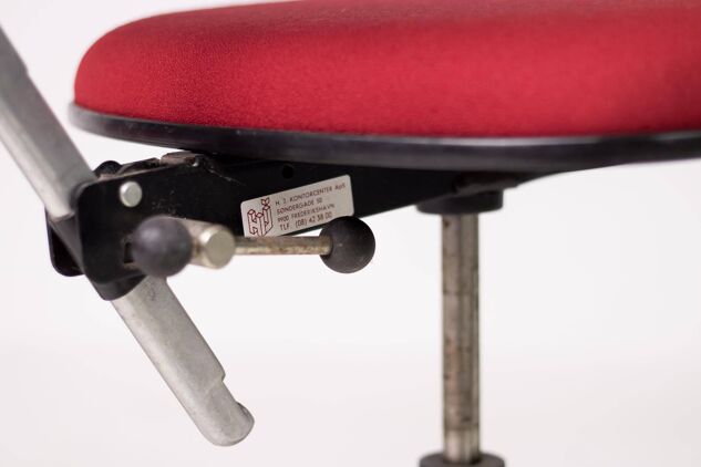 Red office chairs Jørgen Rasmussen Kevi
