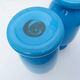 Pair of blue opaline vases