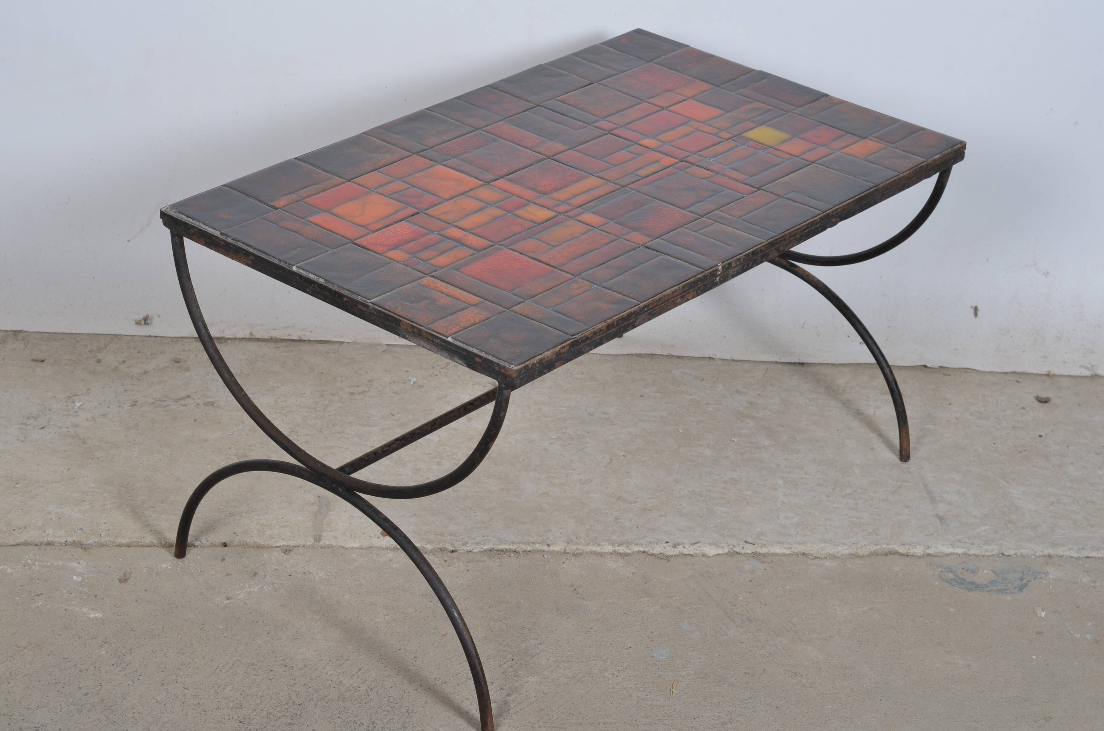 Vintage ceramic coffee table