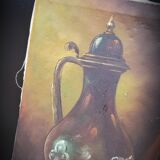 Painting on canvas lemons