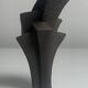 Pair of Dutch brutalist cast stone concrete abstract sculptures, ca 1960s