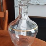 1950s gold rim carafe