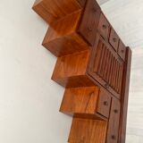 Staircase cabinet 1 door 7 drawers