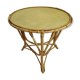 Tripod coffee table in rattan 1970s