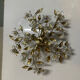 Crystal Flower Tole Flushmount 