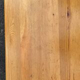Rectangular pine wood coffee table 1980