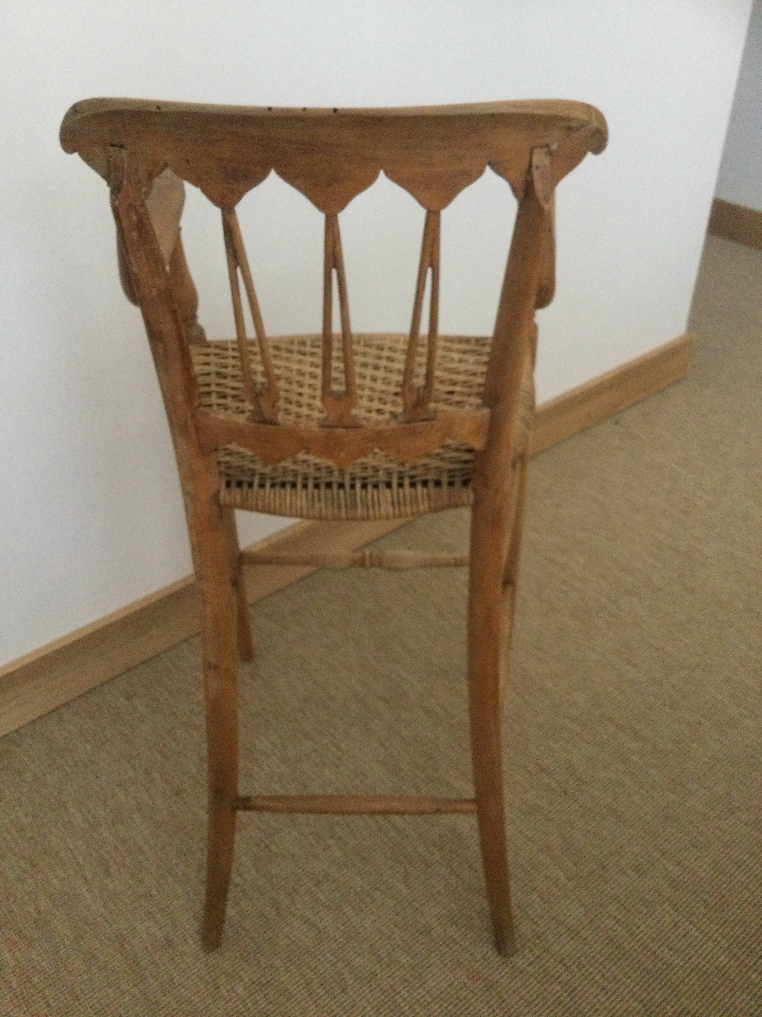 Antique high chair