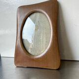 Cadre en bois dimensions 20 cm x 14,5 cm Verre convexe