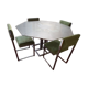Table et 4 chaises vintage