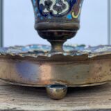 Bronze inkwell, cloisonné enamels, Napoleon III era