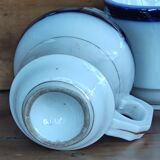 Series of 10 brulot cups/porcelain 19th century