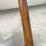 Flower coffee table set with elm tripod stools