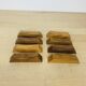 8 olive wood knife holders