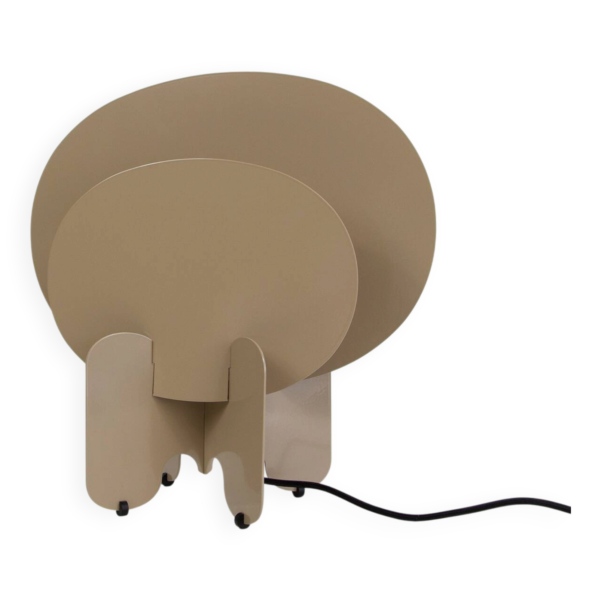 Beige lacquered Aurora lamp