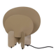 Beige lacquered Aurora lamp