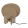 Beige lacquered Aurora lamp