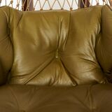 Jean Gillon "Jangada" Lounge Chair & Ottoman for Italma Wood Art, 1968