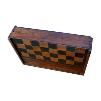 checkers and backgammon game