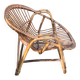 Vintage 1960s bamboo rattan chairs