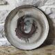 Set of 3 Gustave Reynaud Le Murier dessert plates