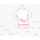 Illustration A4 naiade no. 3/8 bretagne baigneuse mer