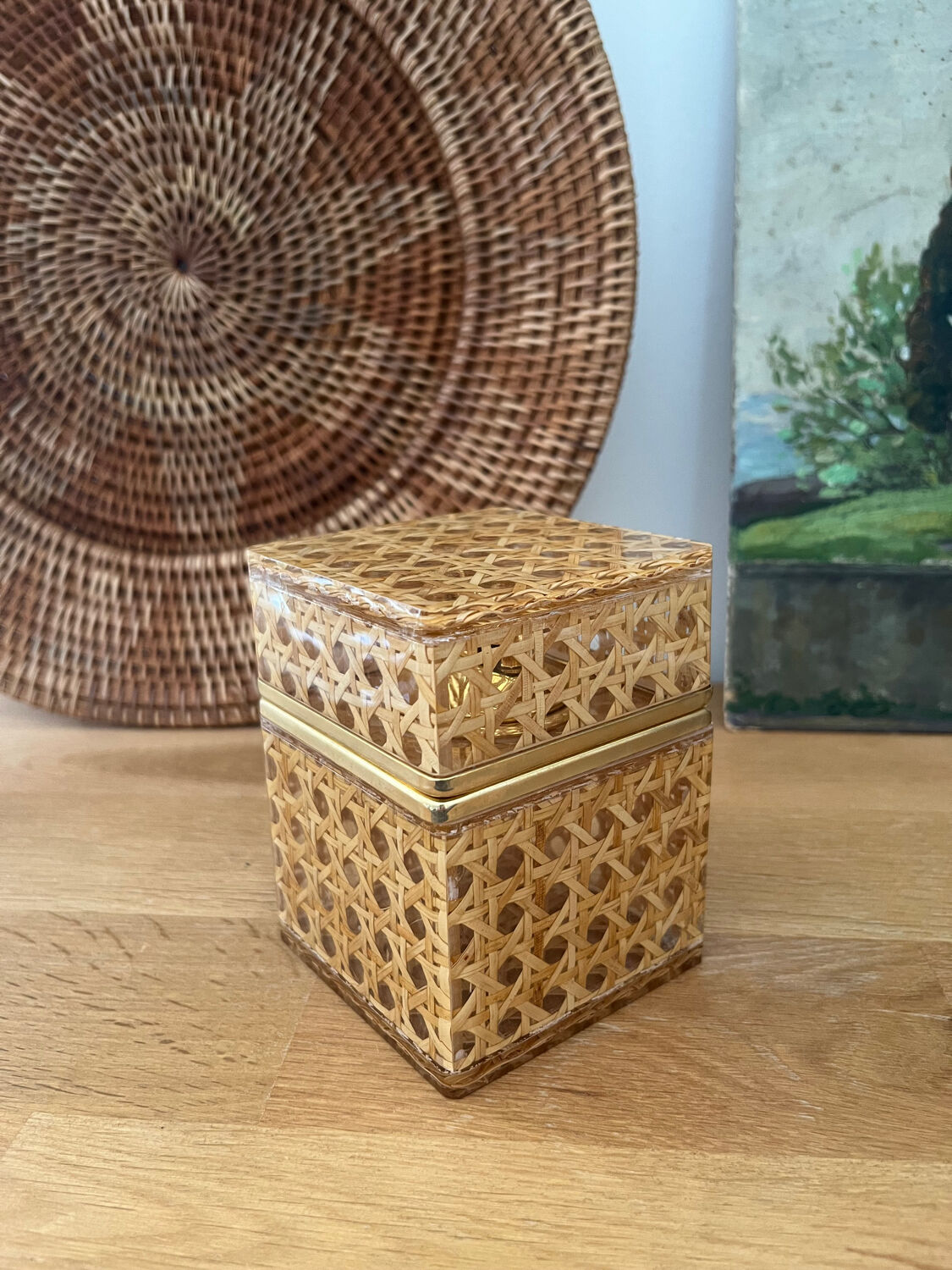 Vintage cane and plexi lighter