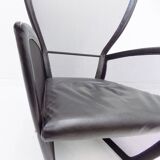 Prive leather armchair by Paolo Nava for Arflex