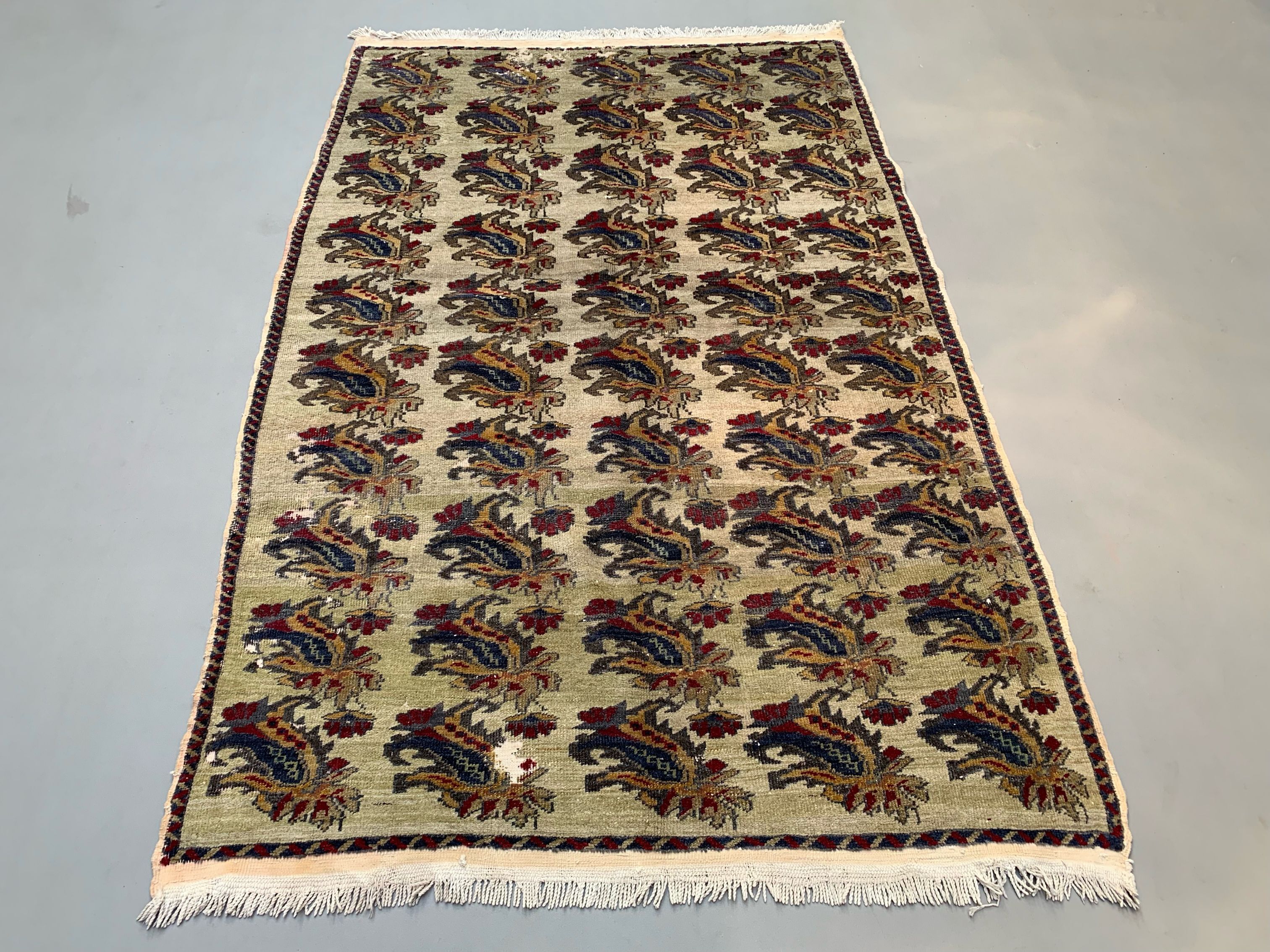 Turkish rug 216x124 cm