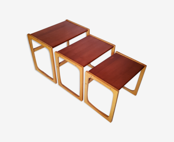 Tables gigognes de style scandinave des années 70