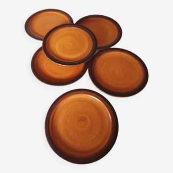 6 St Amand Meylan dessert plates