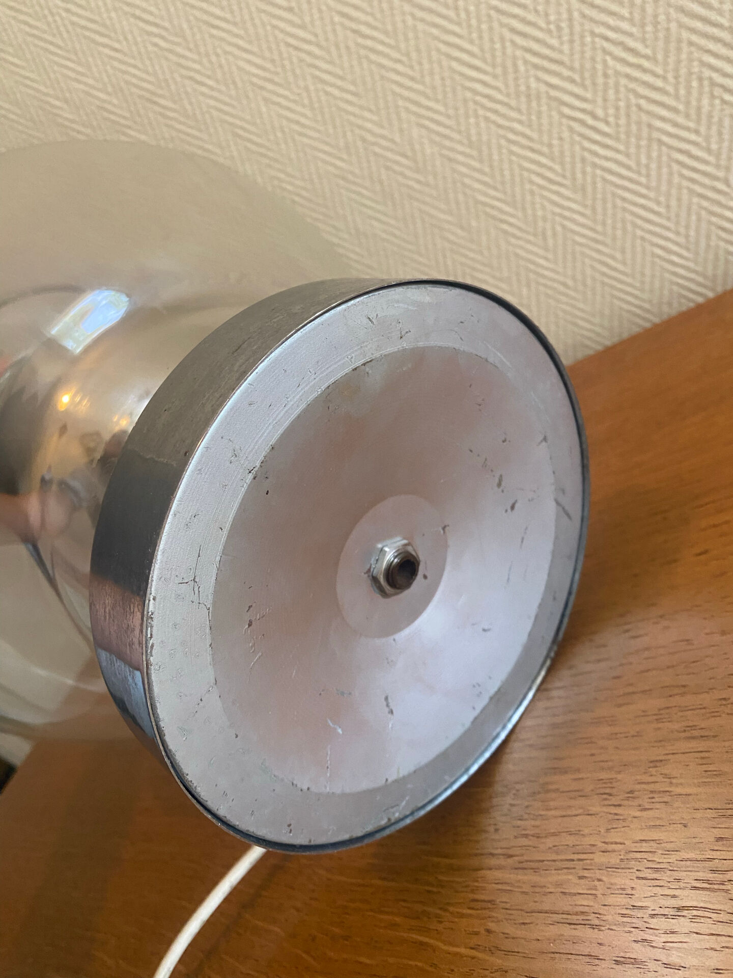 Large Space Age lamp base Richard Essig