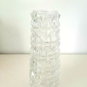 Glass lampshade, chandelier flute, year 60 70, pressed glass, embossed glass