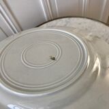 Set of 6 flat plates mismatched Digoin Sarreguemines and Gien years 30-40