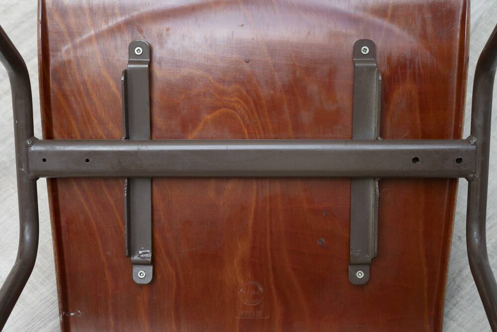 Paire de chaises pagholz 1960