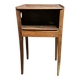 Petite table de chevet ancienne en bois – esprit vintage