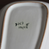Mid ceramic table cut from Fratelli Fanciullacci Italy 1950s