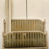 Bed with fluted columns louis xvi style patinated twentieth century