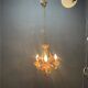 Venetian Pink Murano Glass Chandeliers Set of 2, 1960s