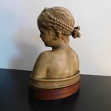 Terracotta bust after J.B. Pigalle