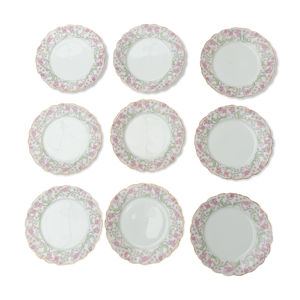 Assiettes à dessert porcelaine